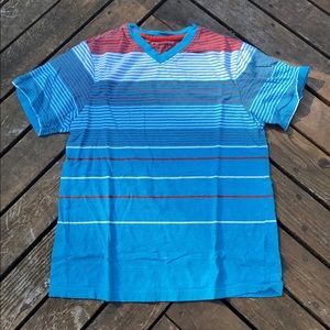 Striped V-Neck Boys T-shirt